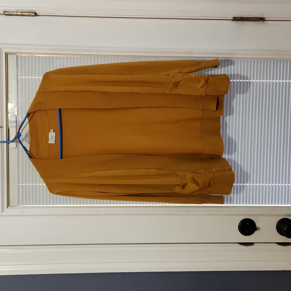 Mustard cardigan
